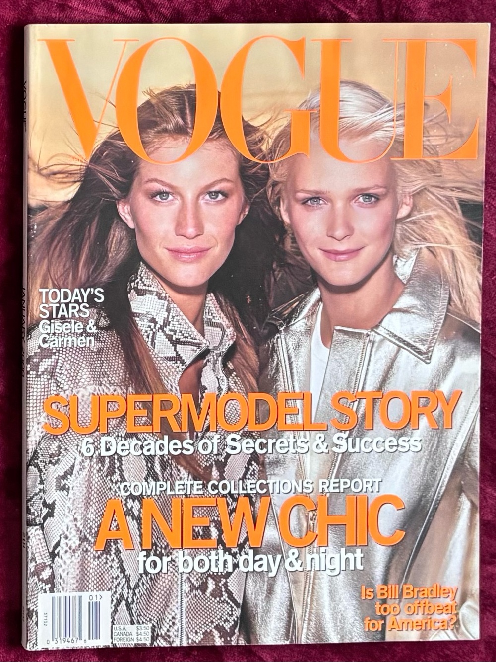 Rare Vintage Vogue January 2000